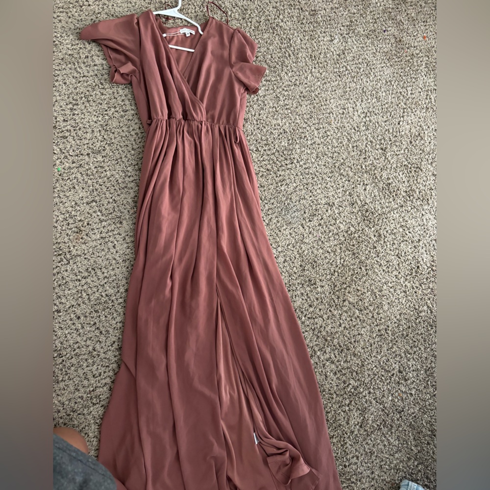 Baltic born maxi dress - mauve color and size medium